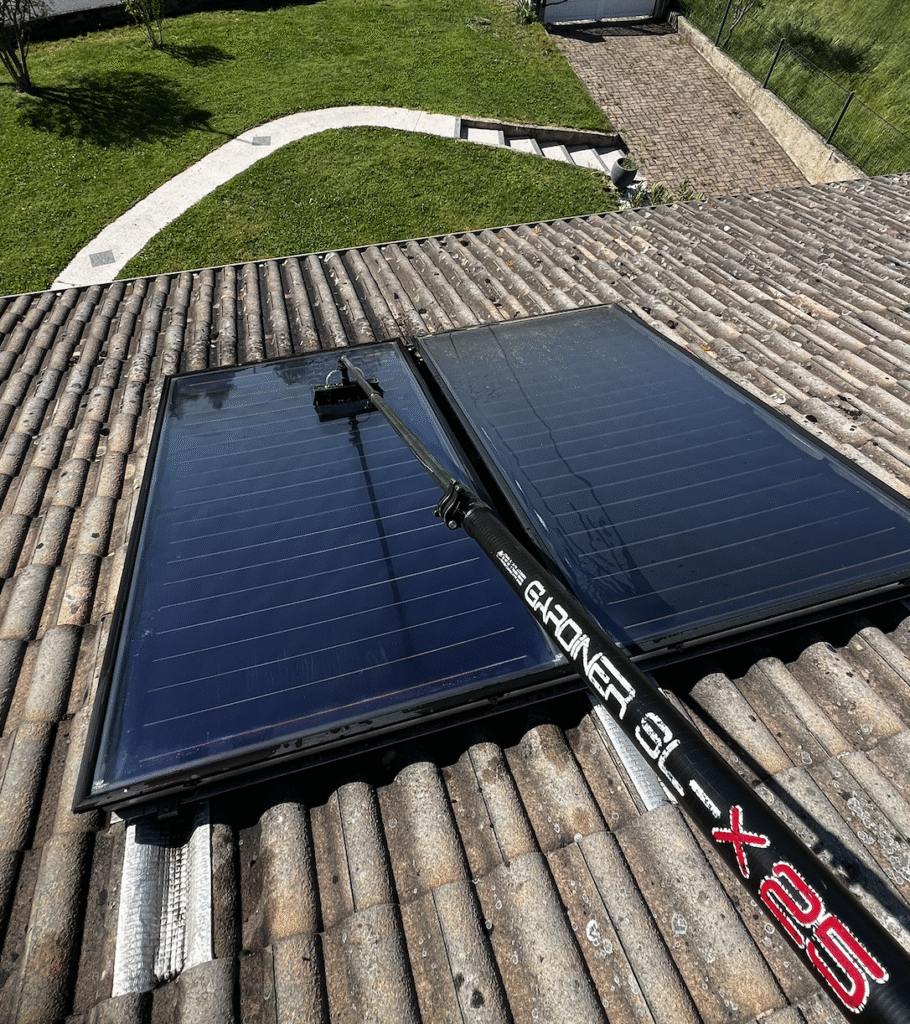 Nettoyage de panneaux solaires
